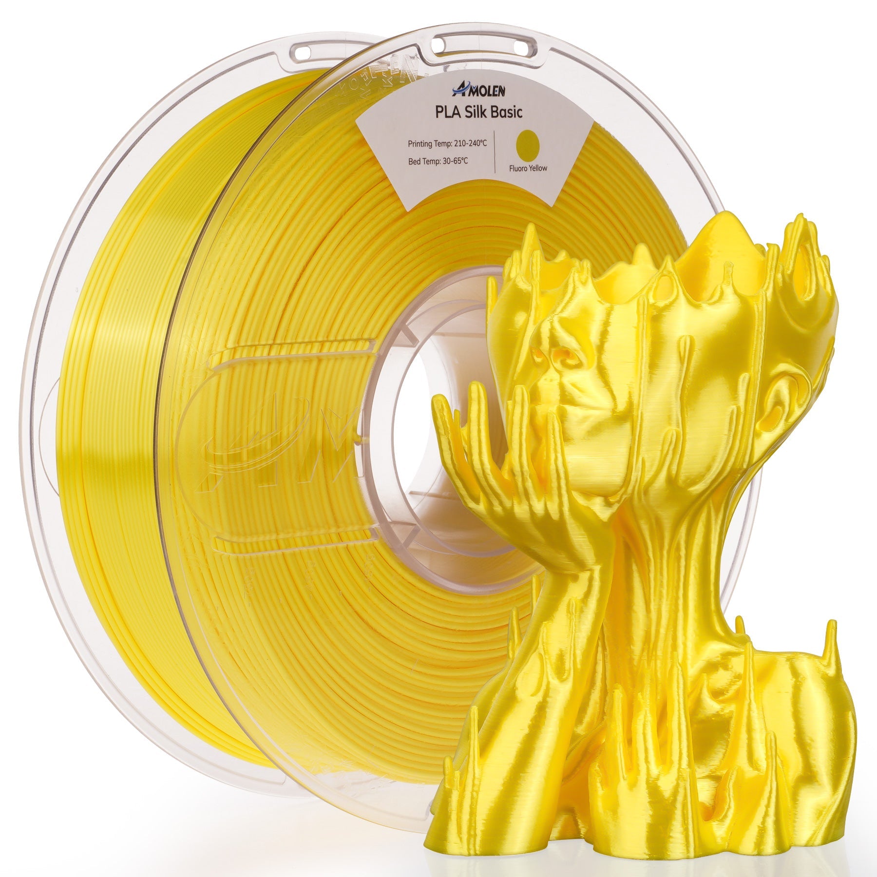 PLA Silk Basic 1.75mm, 1KG/2.2LB