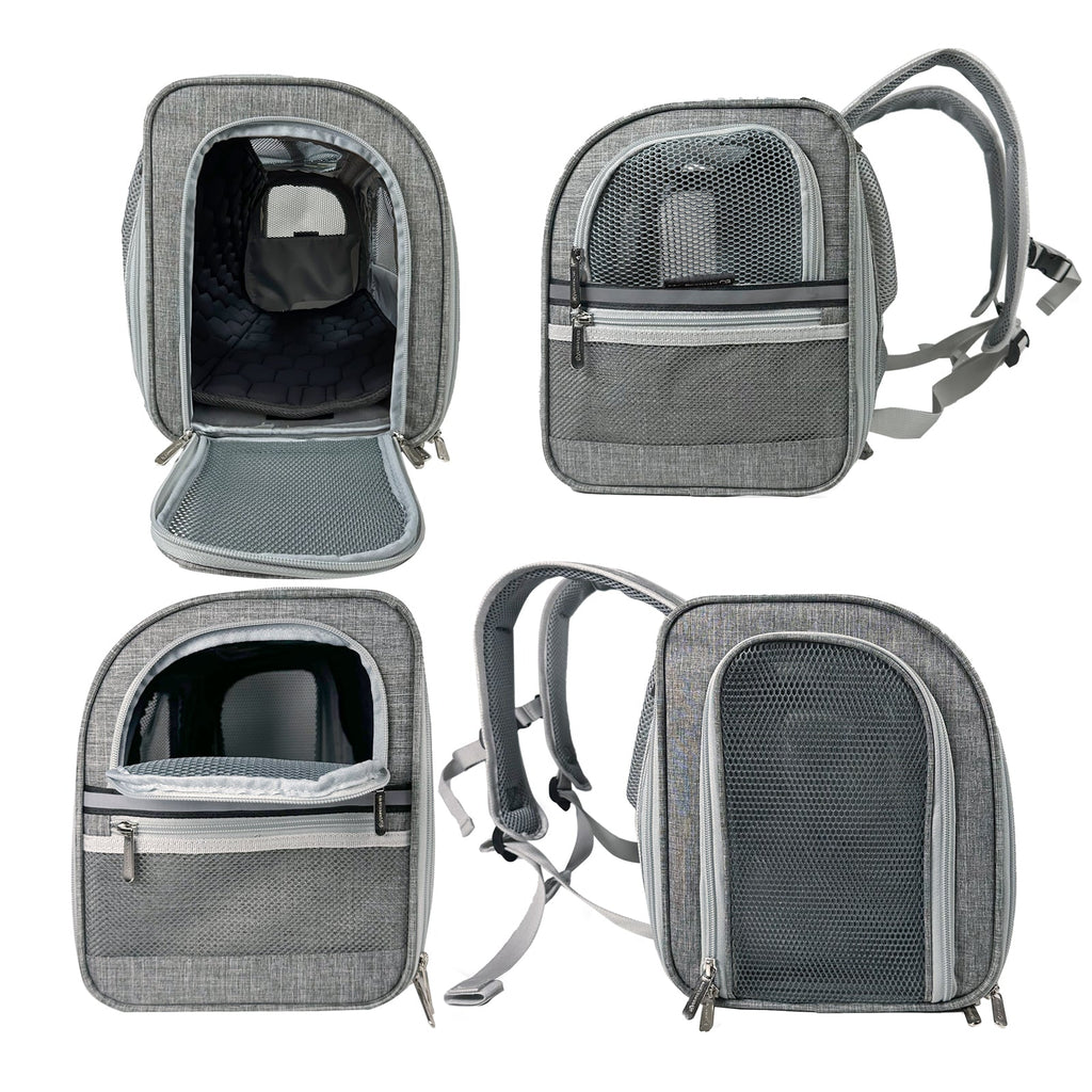 Mr. Peanut's Monterey Series Airline Compliant Horizontal Backpack Pet Carrier
