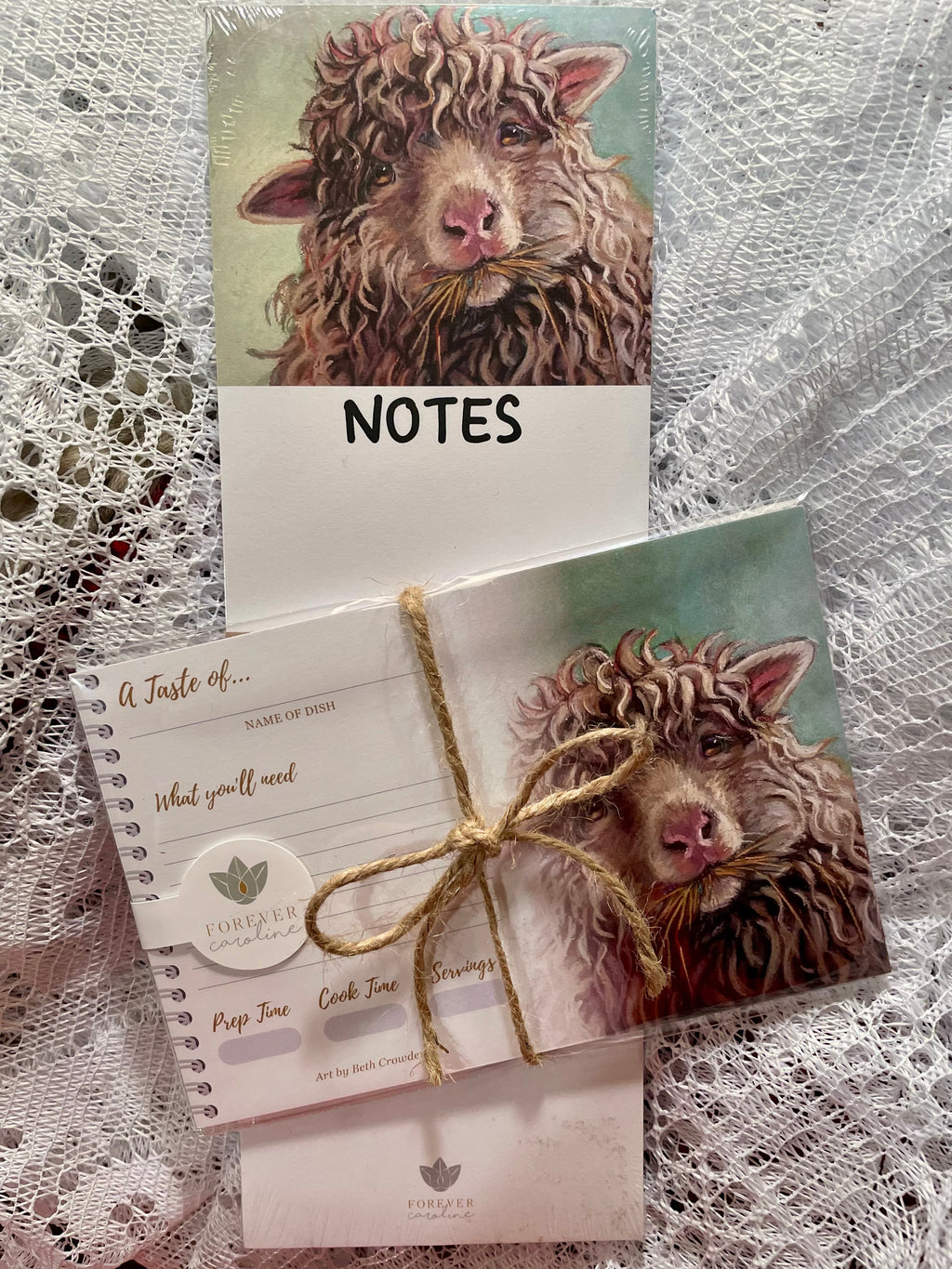 Sheep Portrait Magnetic Notepad