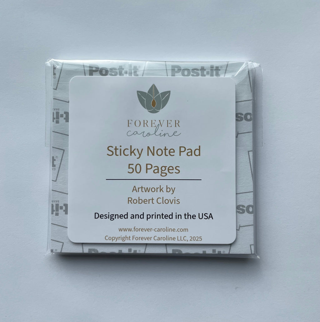 Sticky Notes w/ Harvest Pumpkin Painting and "Thankful"| 50 Sheets