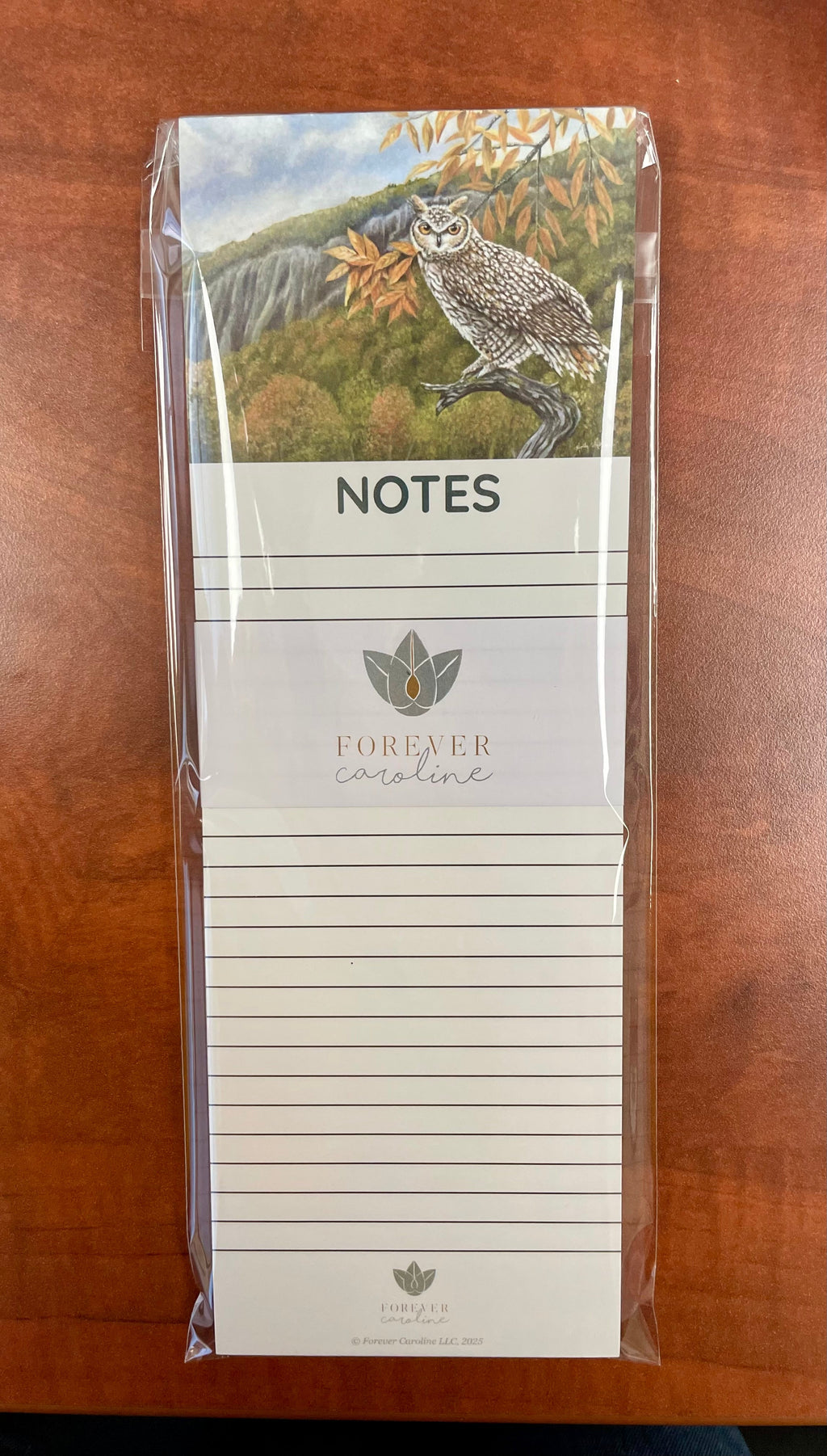Magnetic Notepad w/ Original Woodland Owl Artwork | CLOSE OUT SALE