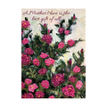 Mother's Day Card with Delicate Floral Design and "A Mother's Love Is the Best Gift of All" Message