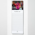 Magnetic Notepad w/ Pink Teapot Art | Pretty Market List