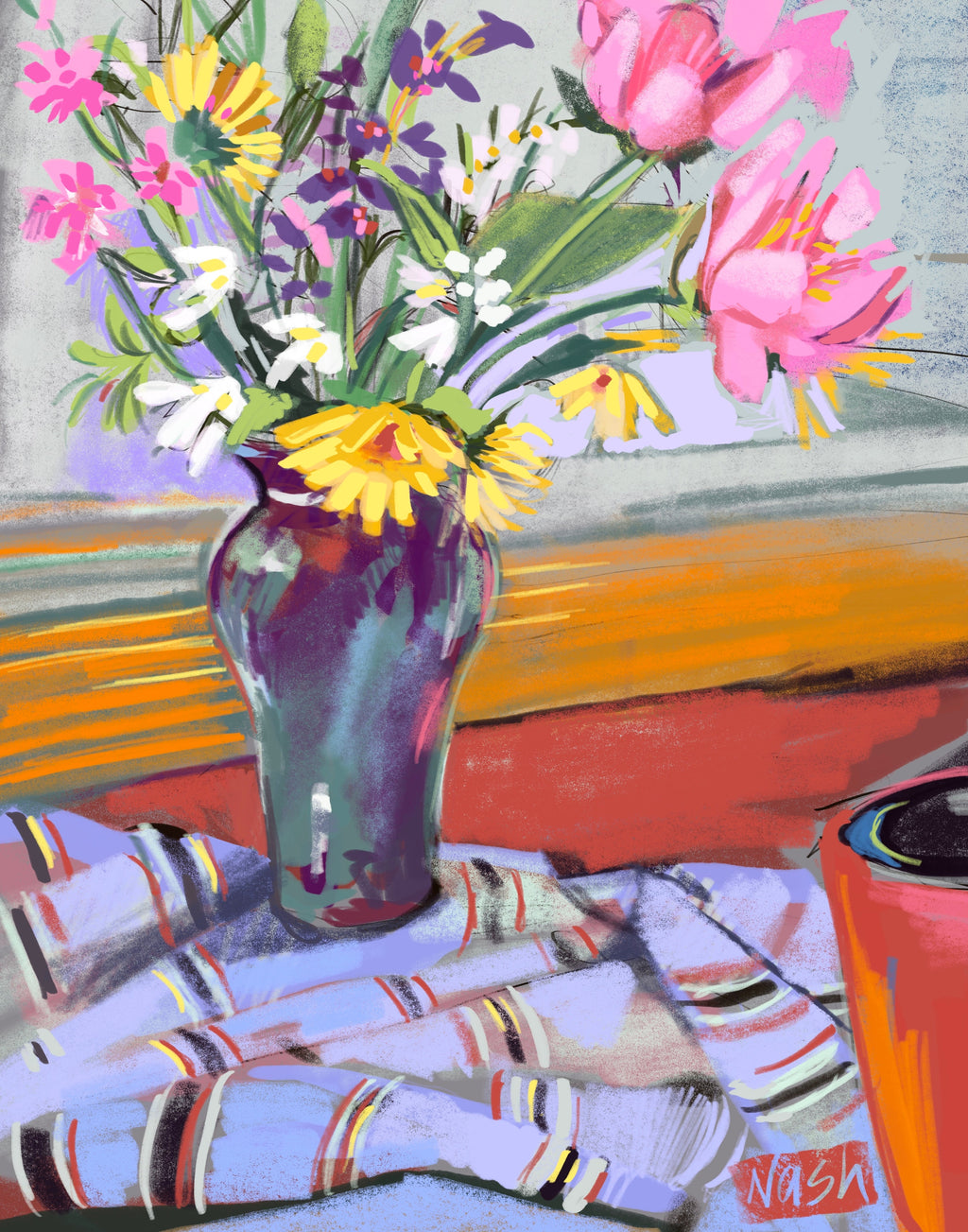 Flower Vases All-Occasion Boxed Notecard Set | 4 Card Set