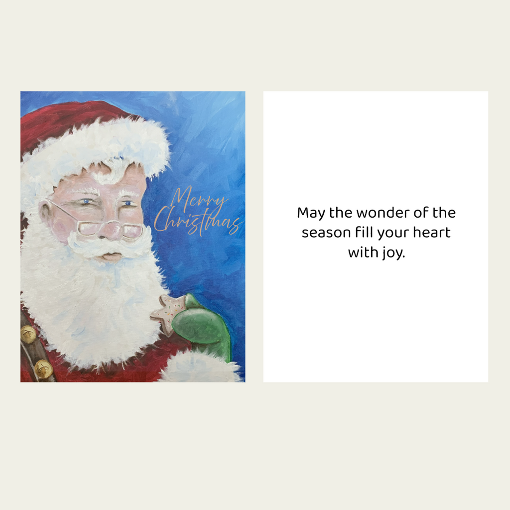 Classic Santa Greeting Card Boxed Set | 4, 8 or 20 Cards