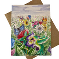 Butterfly and Hummingbird All-Occasion Blank Notecard OR 4-Card Boxed Set