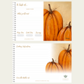 Recipe Cards Gift Set w/ Fall Pumpkin Artwork | 10, 20 or 50 Cards