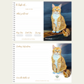 Recipe Cards Gift Set w/ Orange Cat Artwork | 10, 20 or 50 Cards | Fun Kitchen Decor