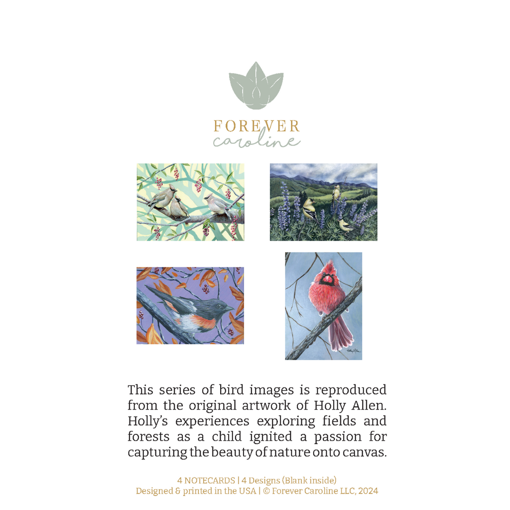 Songbird All-Occasion Boxed Notecard Set | 4 Card Set